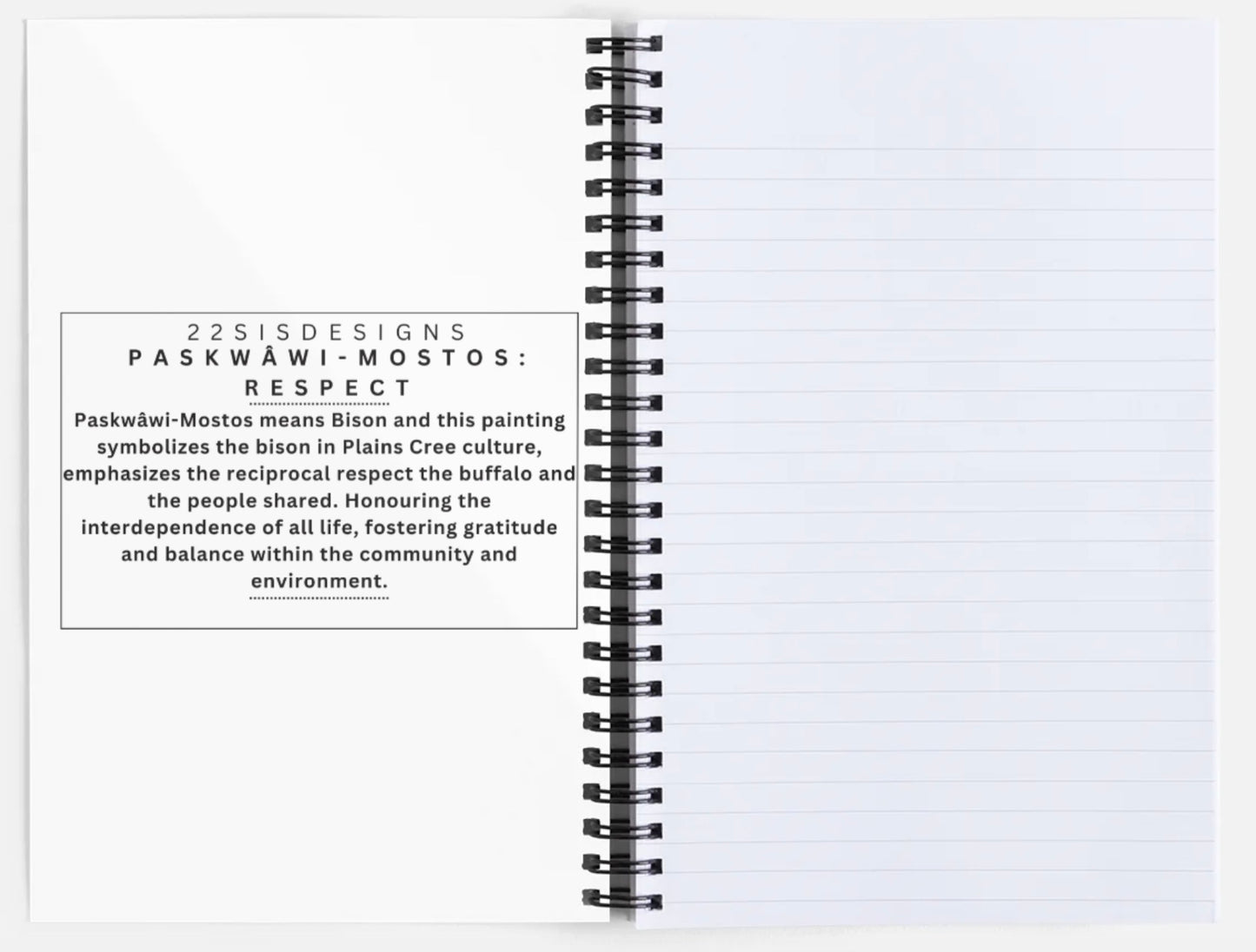 Paskwâwi-Mostos: Respect Notebook