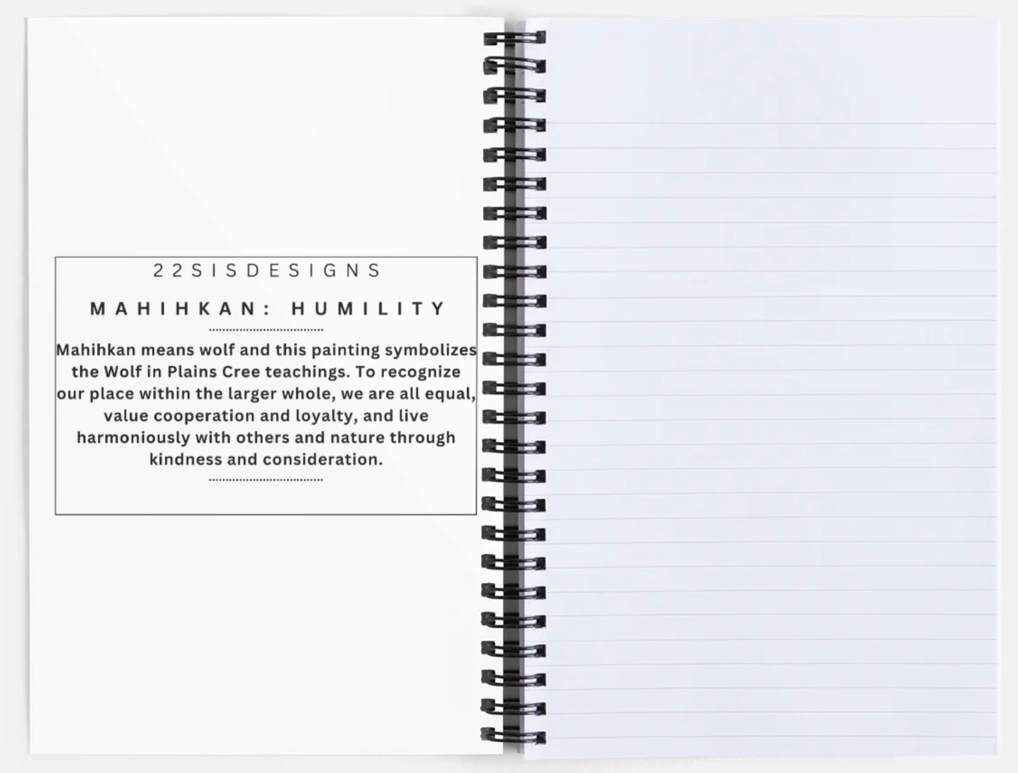 Mahihkan: Humility Notebook