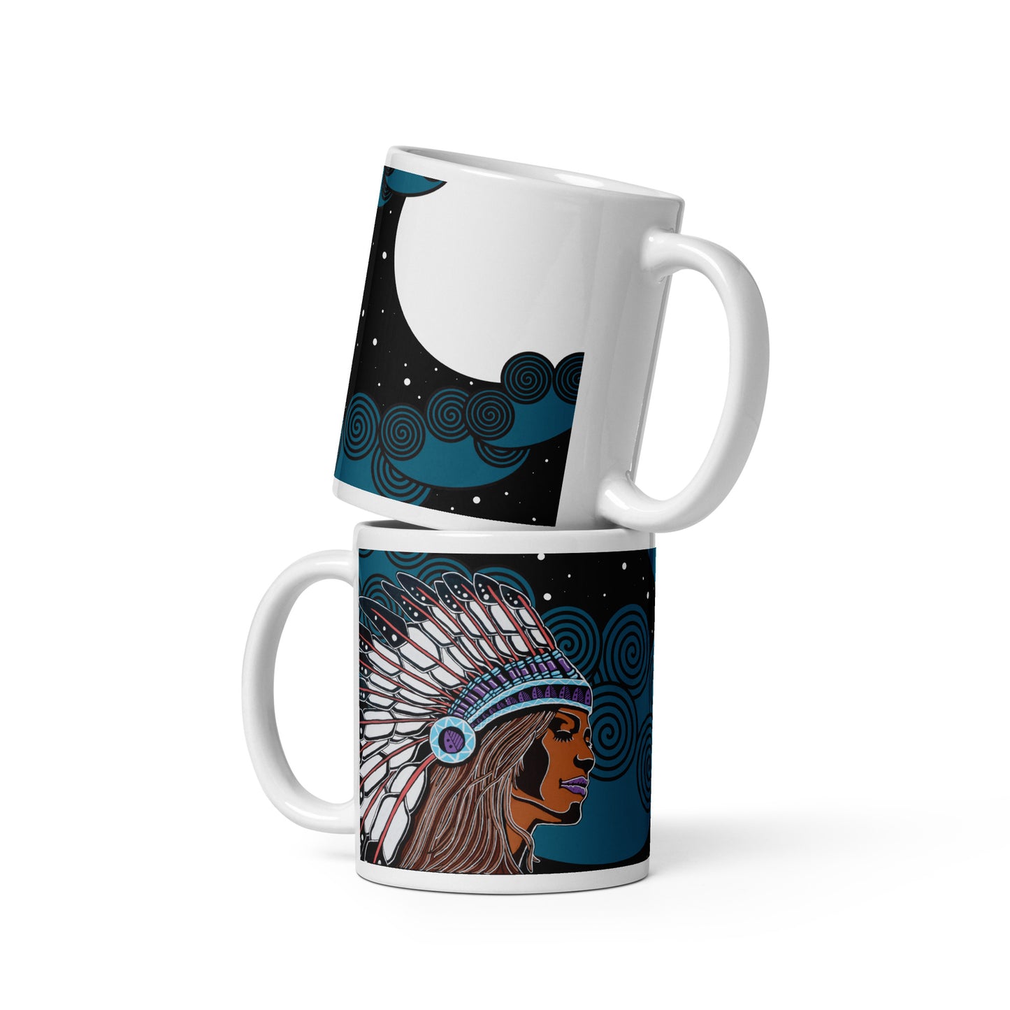 Kisê-pîsim: Lunar Serenity mug