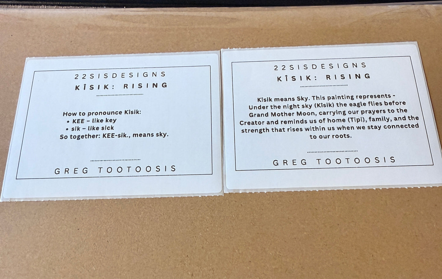 Kîsik: Rising Print
