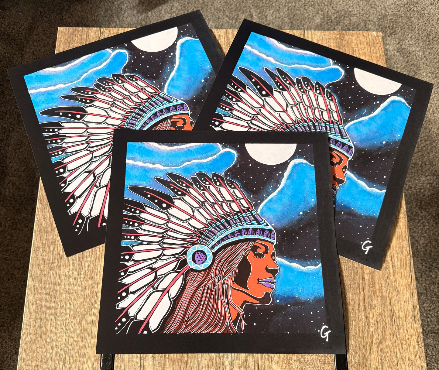 Kisê-pîsim: Lunar Serenity Print