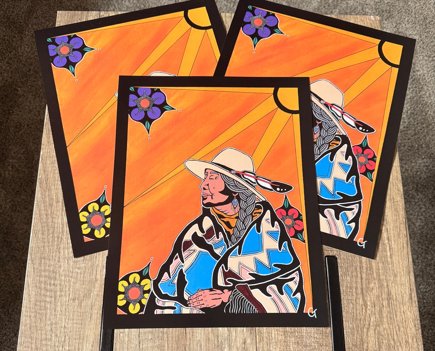 Kêhtêskwêw: Sun's Warmth Print
