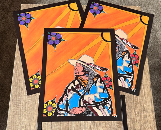 Kêhtêskwêw: Sun's Warmth Print