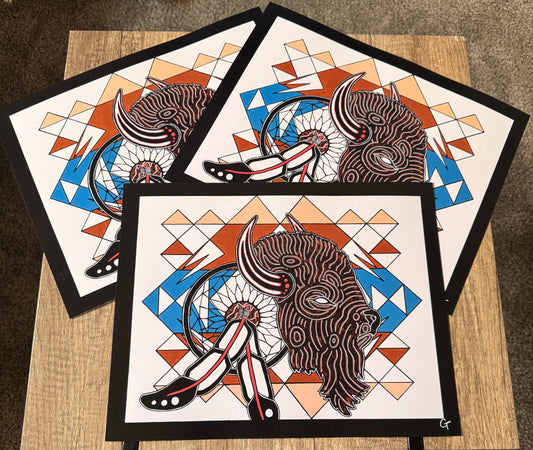 Paskwâwi-Mostos: Respect Prints
