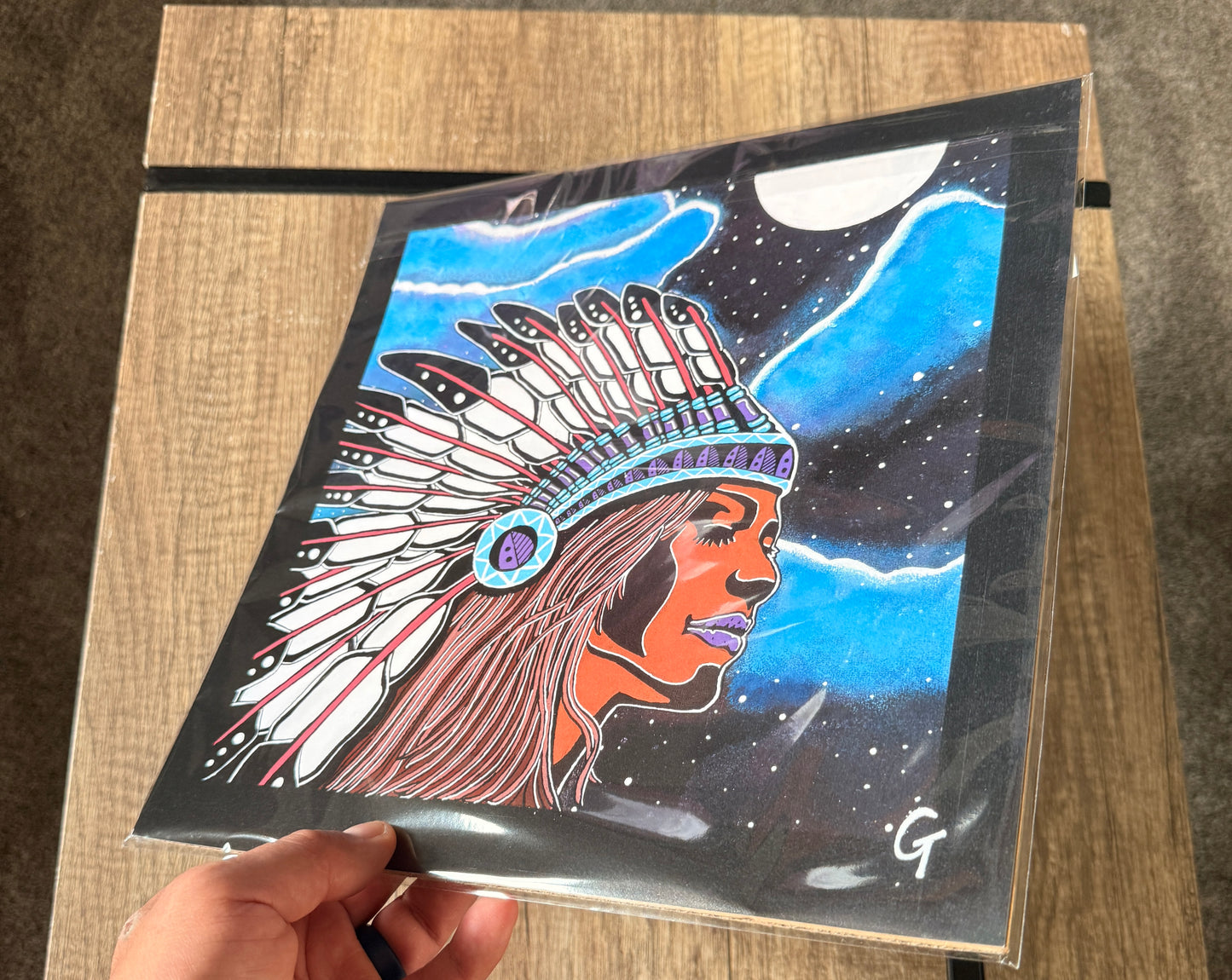 Kisê-pîsim: Lunar Serenity Print