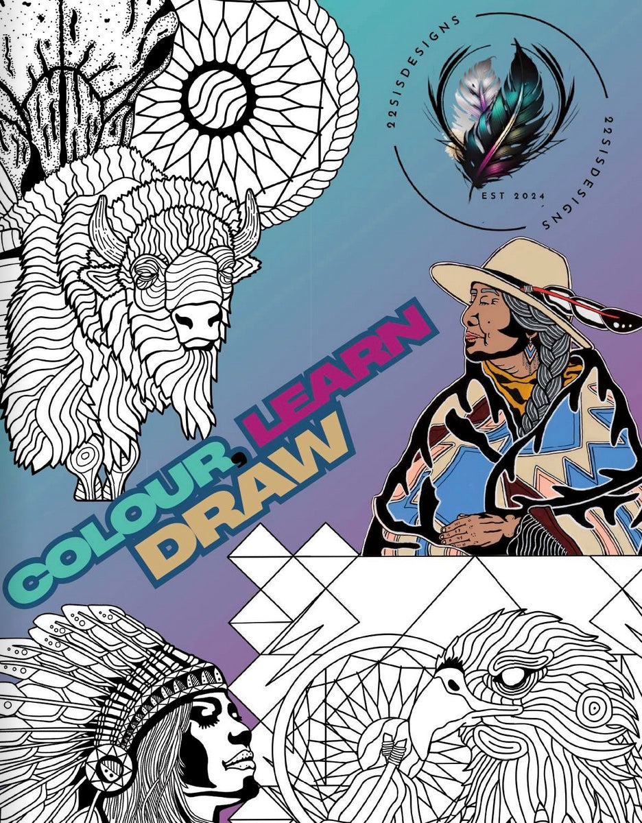 Colour, Learn, Draw by 22sisDesigns