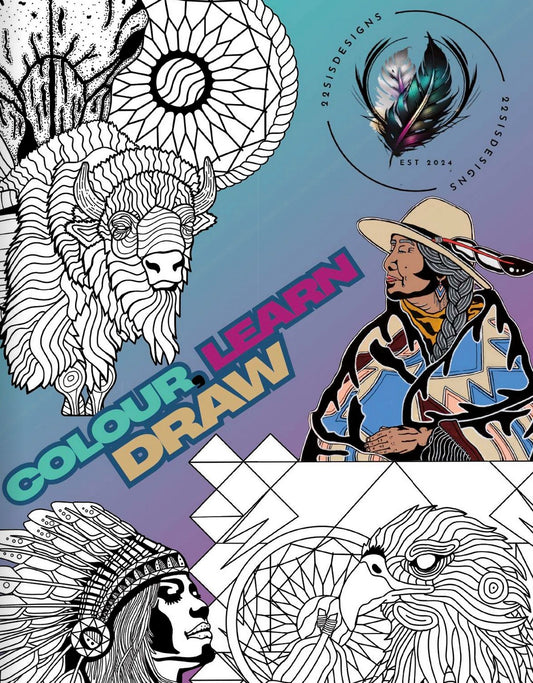 Colour, Learn, Draw by 22sisDesigns