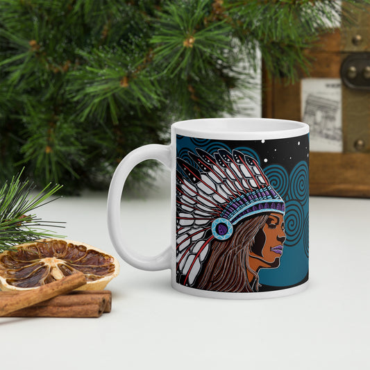 Kisê-pîsim: Lunar Serenity mug